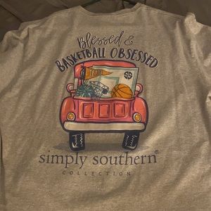 simply southern basketball shirt.